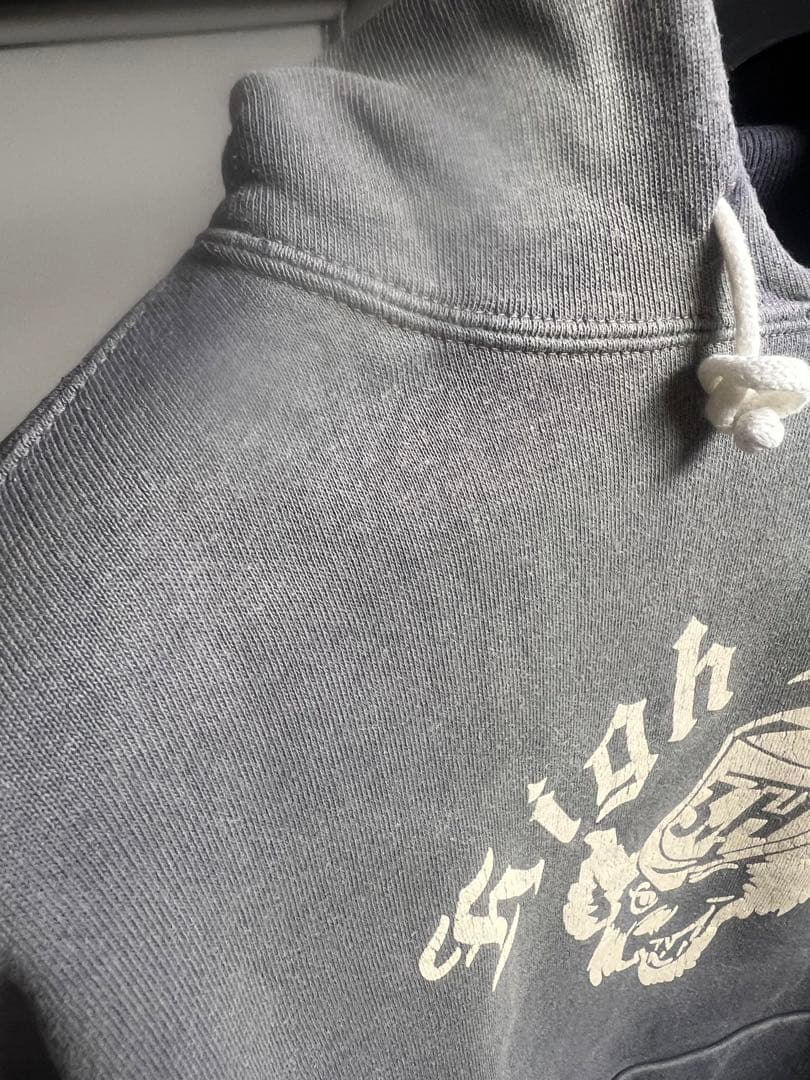 t*i様 WAREHOUSE ナス紺　パーカー　ハイハット ロゴ ヴィンテージ