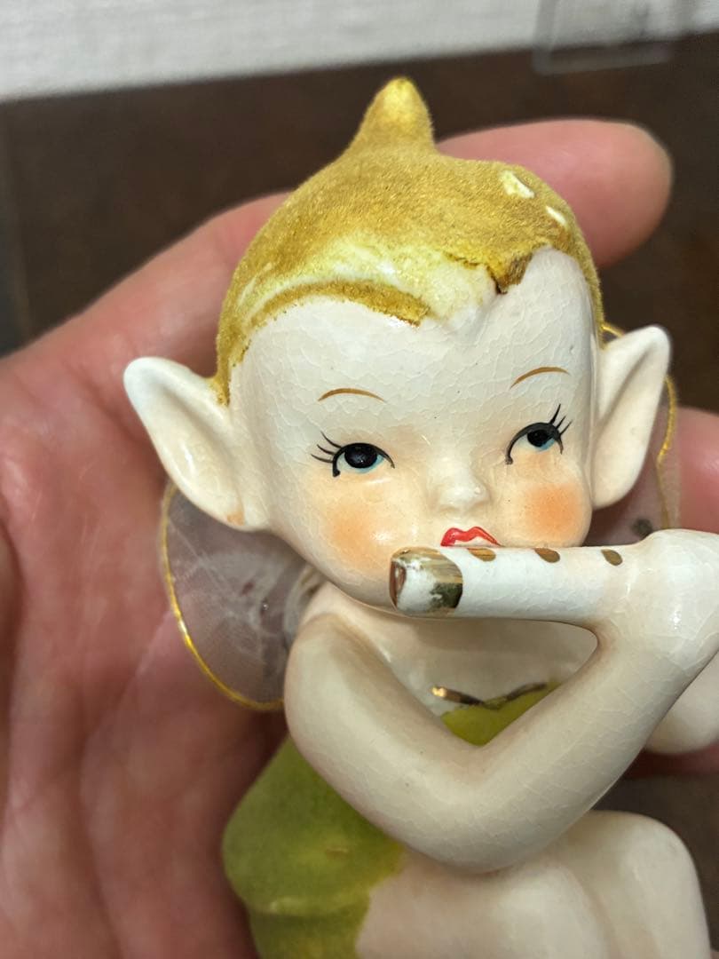 ビンテージ　50年代　妖精　天使　エルフ　ピクシー　キューピー　内藤ルネ　レトロ