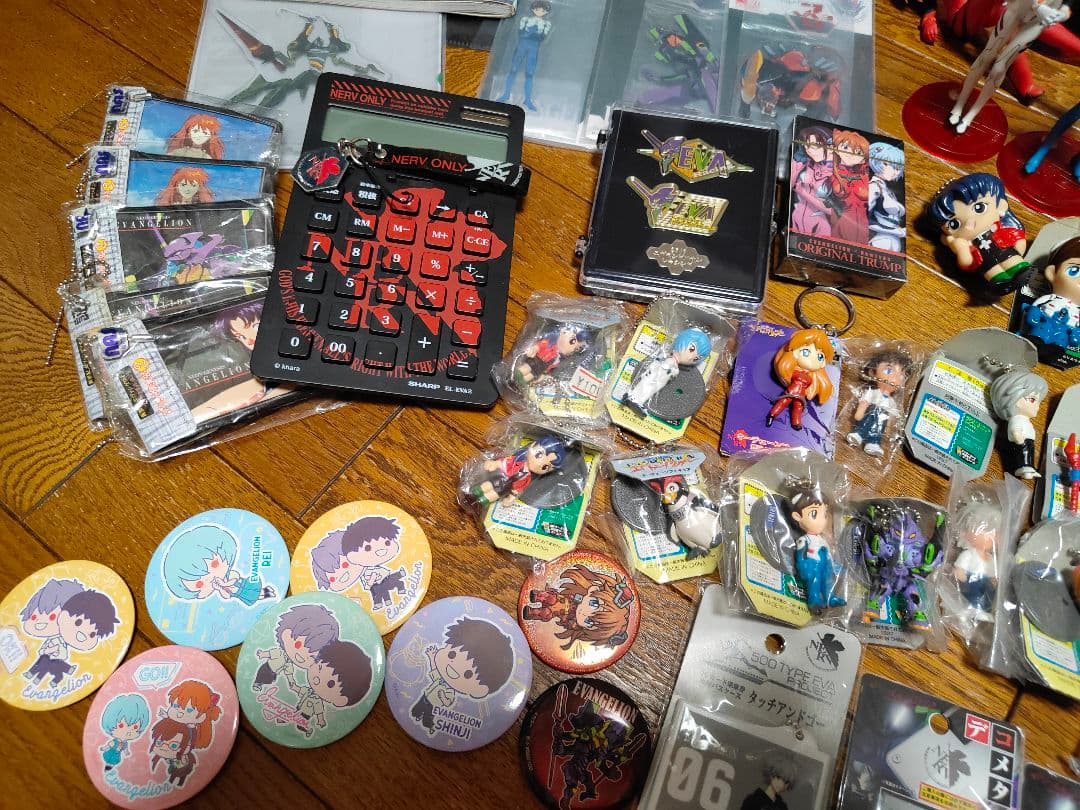 エヴァンゲリオン エヴァ NERV フィギュア カード シンジ レイ アスカ