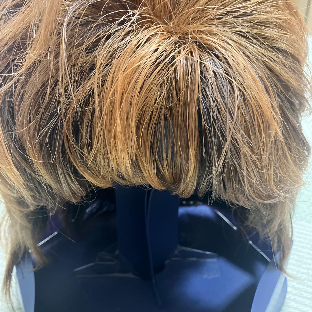 morefleur モアフルール ウィッグ 人毛混 ブラウン系 クリップ付き中古