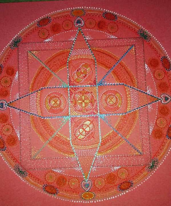 五十嵐由家の「パーソナル曼荼羅」あなたの波動を曼荼羅画へ転写します。