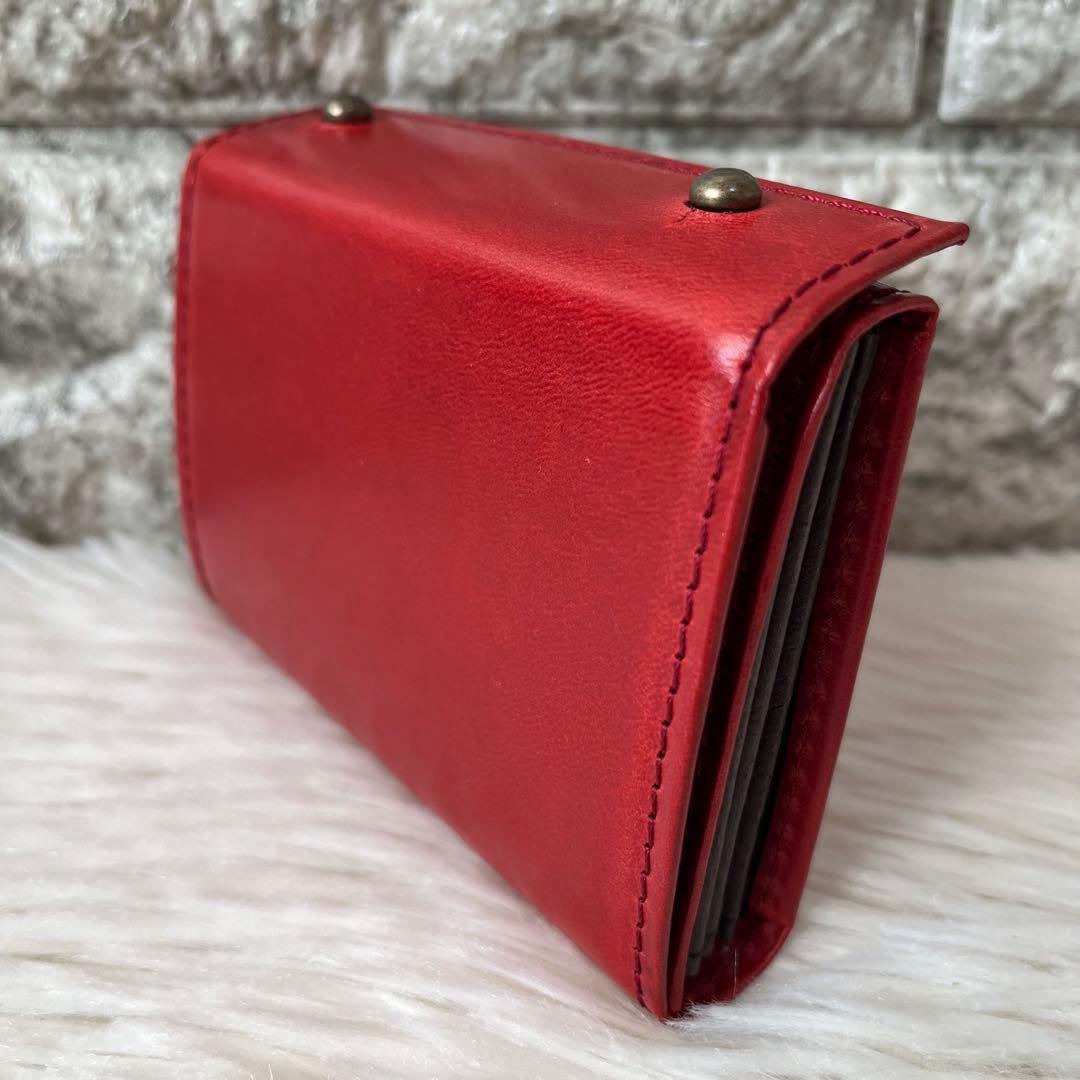 【新品未使用】+m エムピウ　ミッレフォッリエII P25 レザー　折り財布