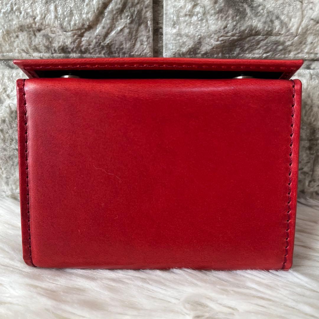 【新品未使用】+m エムピウ　ミッレフォッリエII P25 レザー　折り財布