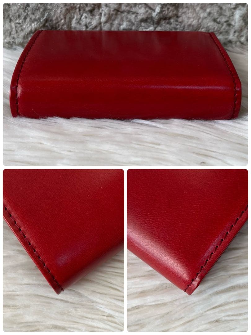 【新品未使用】+m エムピウ　ミッレフォッリエII P25 レザー　折り財布