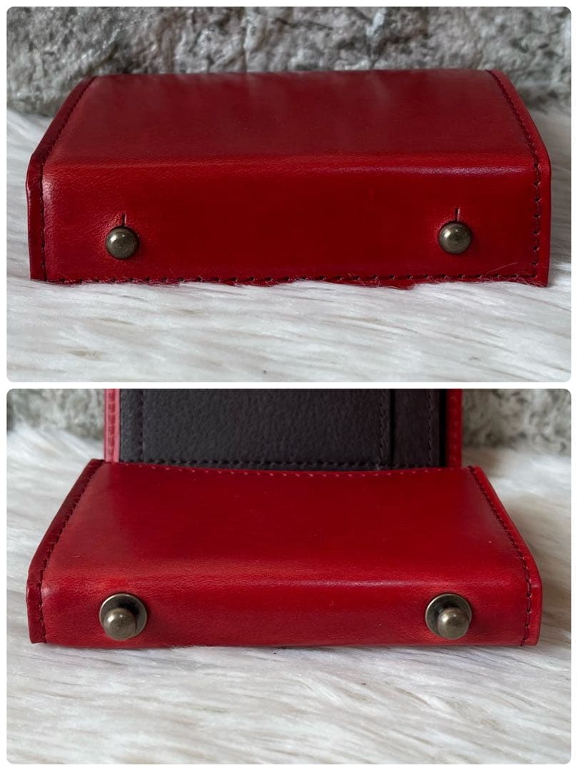 【新品未使用】+m エムピウ　ミッレフォッリエII P25 レザー　折り財布