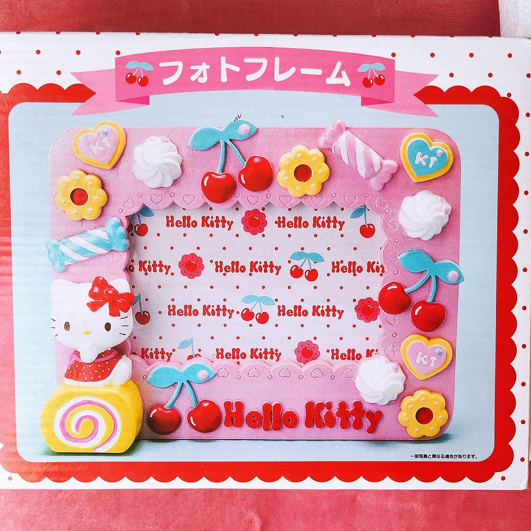 希少レア　ハローキティ　フォトフレーム　スイーツ　2008 サンリオ　平成レトロ