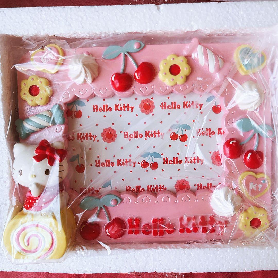 希少レア　ハローキティ　フォトフレーム　スイーツ　2008 サンリオ　平成レトロ