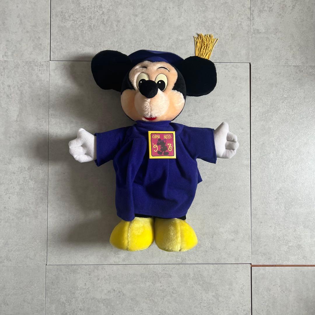 ディズニー ミッキーマウス Glad nite 93 ぬいぐるみ Stussy