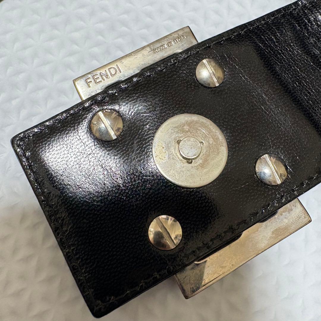 希少 フェンディ マンマバケット コットンジャージー ロコ金具 ワンショルダー