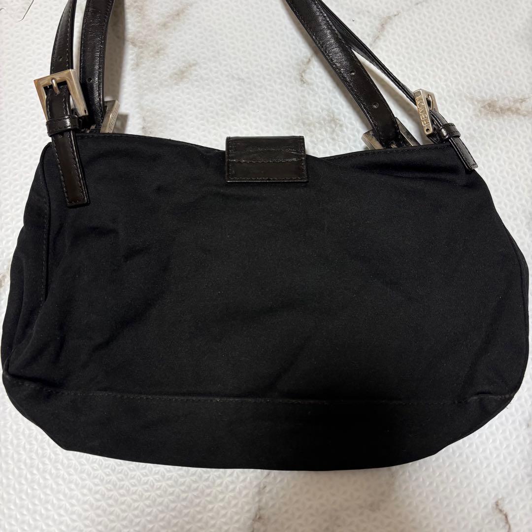 希少 フェンディ マンマバケット コットンジャージー ロコ金具 ワンショルダー