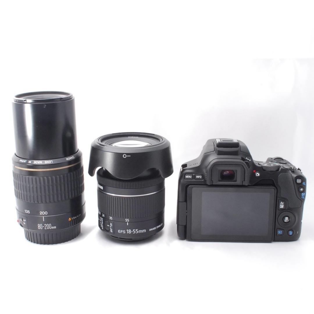 Canon kiss X10☆ダブルズームレンズ☆一眼レフ☆【✨フルセット♪】
