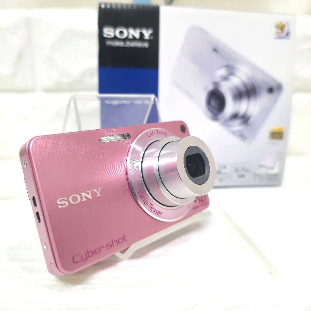 357【美品】SONY Cyber-shot DSC-W350 ピンク コンデジ