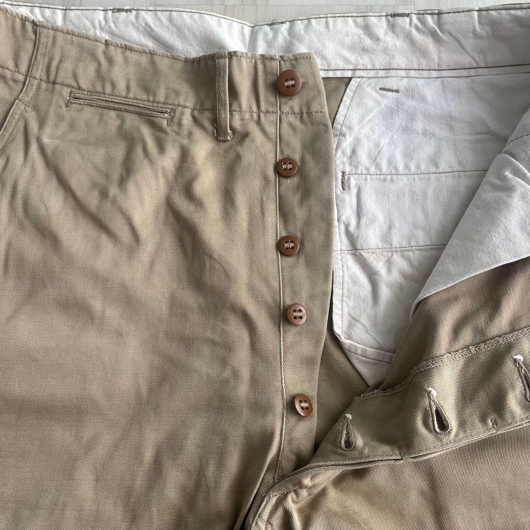 40s50s US ARMY M45 KHAKI チノパンツ ビンテージ
