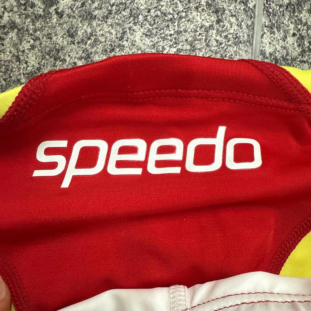 speedo 競泳水着 LIFE GUARD 赤/白/黄