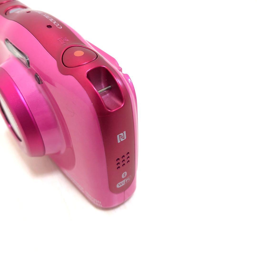 【美品】Nikon ニコン　COOLPIX W100 防水　ピンク　SDカード付