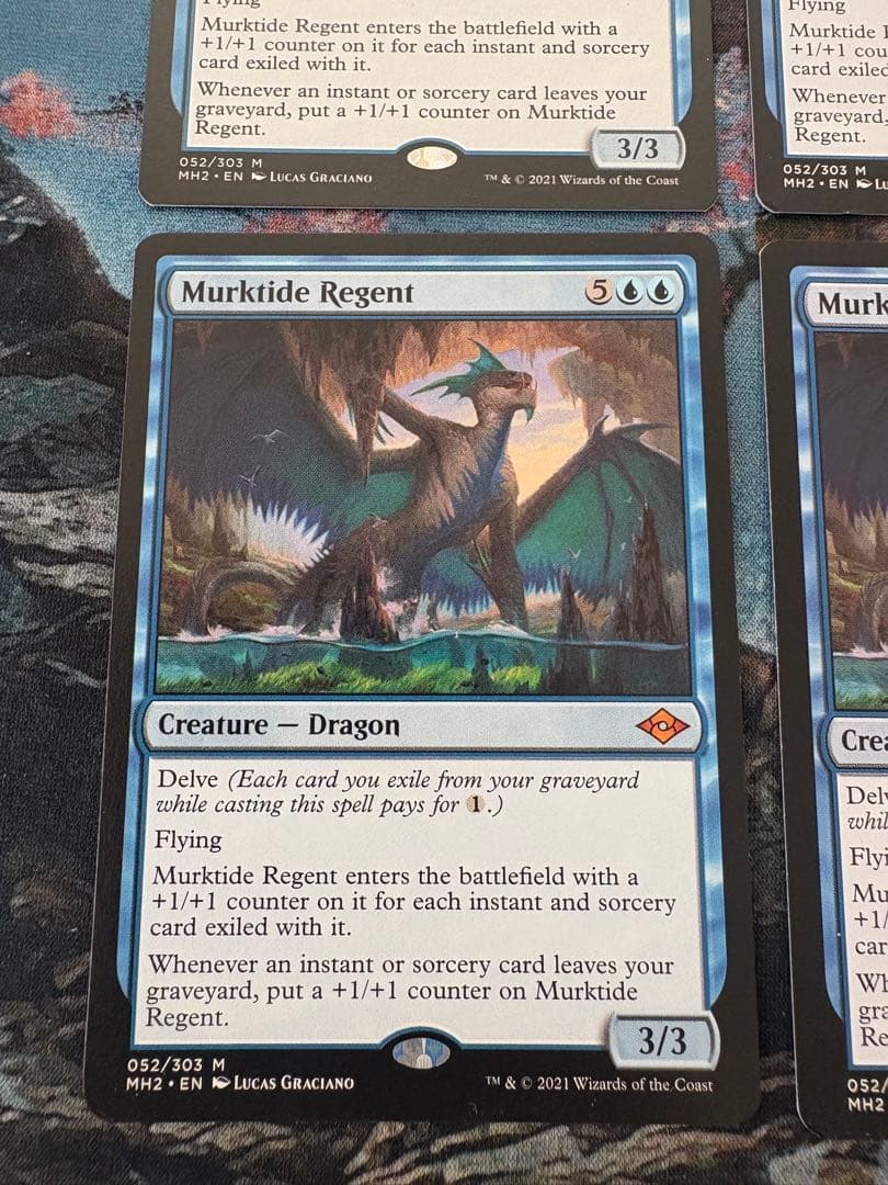 《濁浪の執政/Murktide Regent》未使用 英語 4枚セット 即日発送