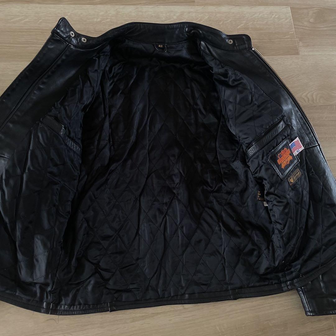 FREEDOM フリーダム ステアハイド シングル ライダースジャケット 42