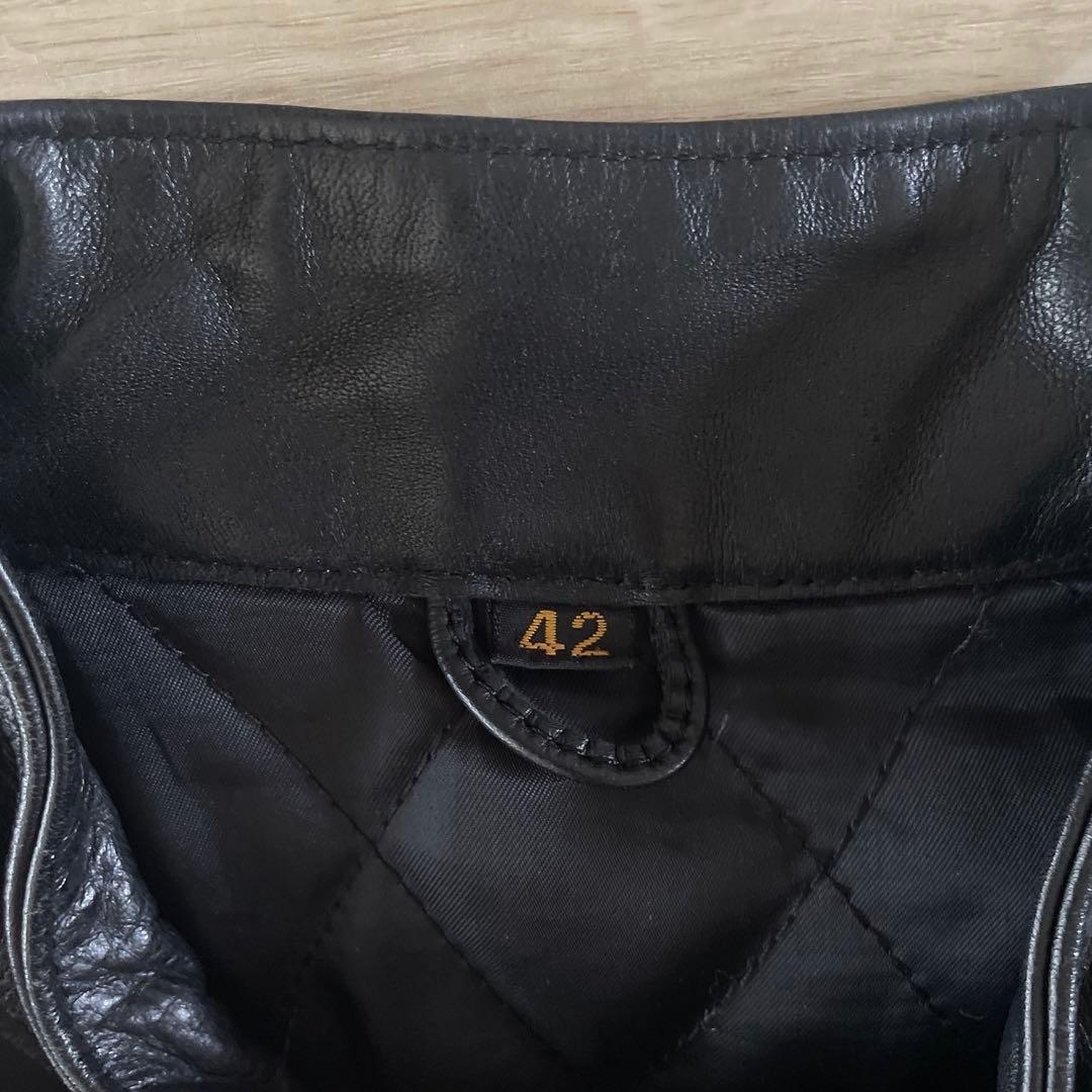 FREEDOM フリーダム ステアハイド シングル ライダースジャケット 42