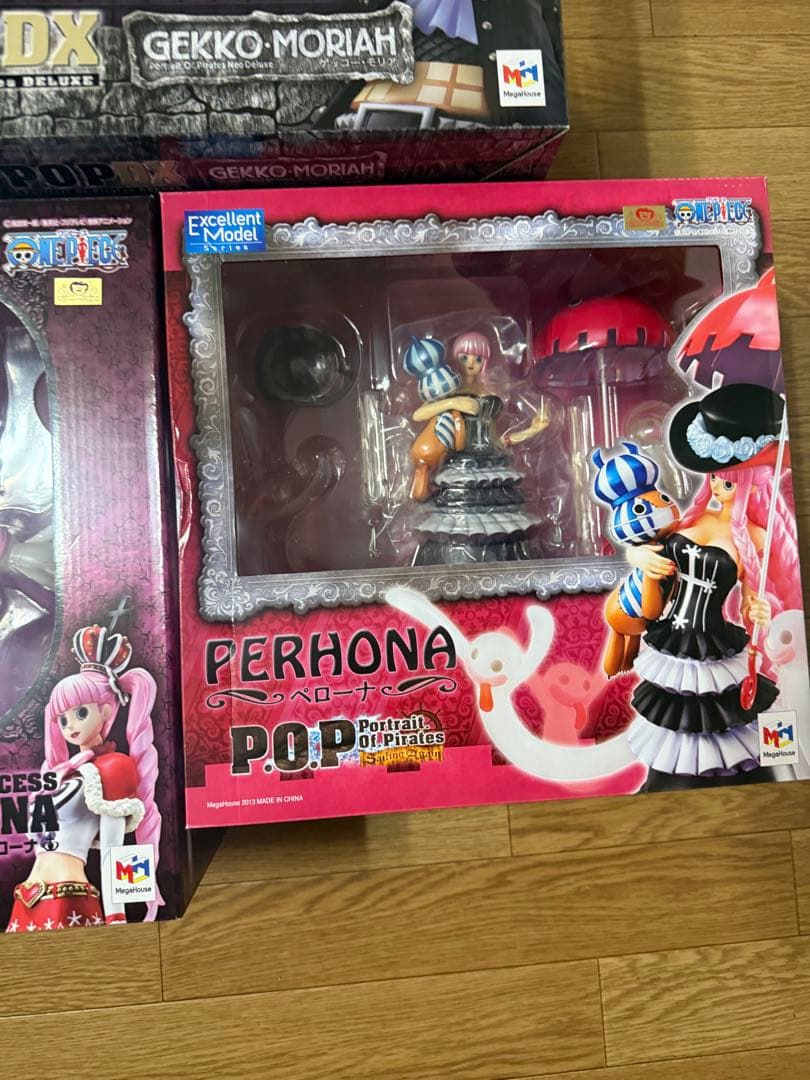 あ*ん様 P.O.P DX ゲッコー・モリア ペローナ3体 ワンピースフィギュア