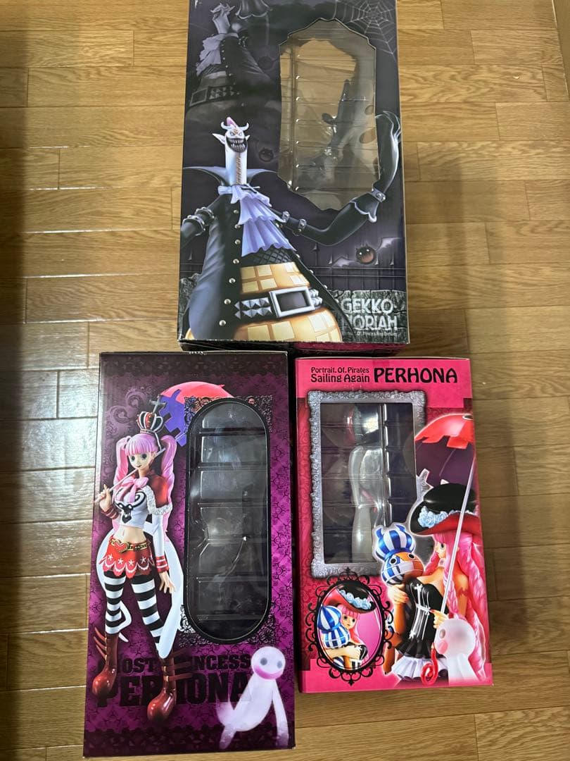 あ*ん様 P.O.P DX ゲッコー・モリア ペローナ3体 ワンピースフィギュア