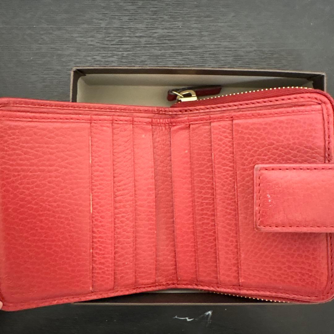 yuki shop　GUCCI GGパターン 二つ折り財布 ベージュ