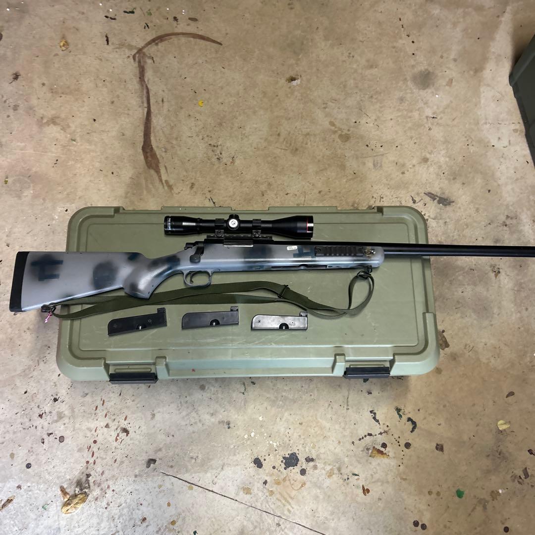 迷彩スナイパーライフル スコープ付き　VSR-10 ボルトアクションライフル