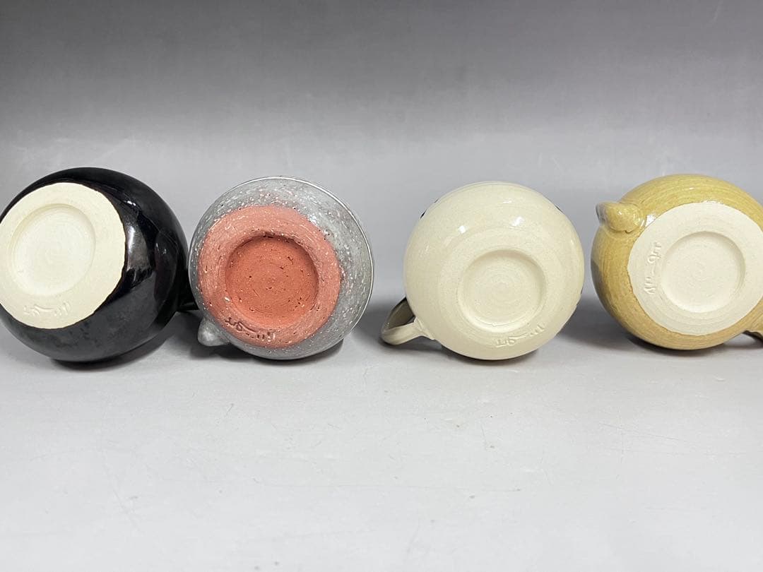 E559 四滴茶入 平安 与し三 浅見よし三 茶入 茶道具 抹茶道具 茶器