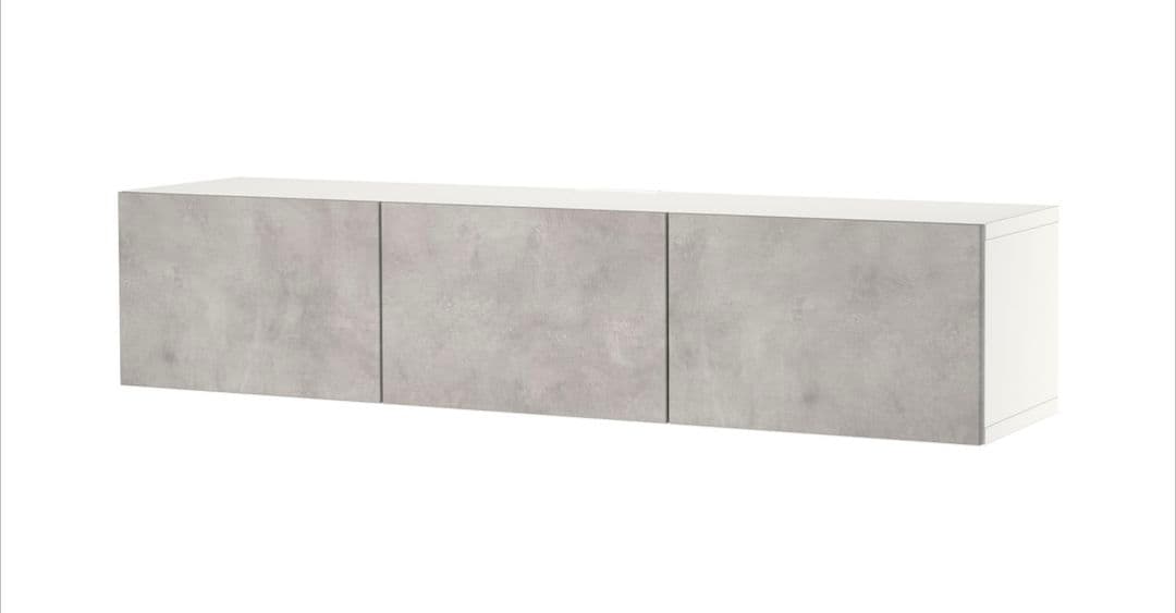 IKEA テレビ台　ベストー（ライトグレー）