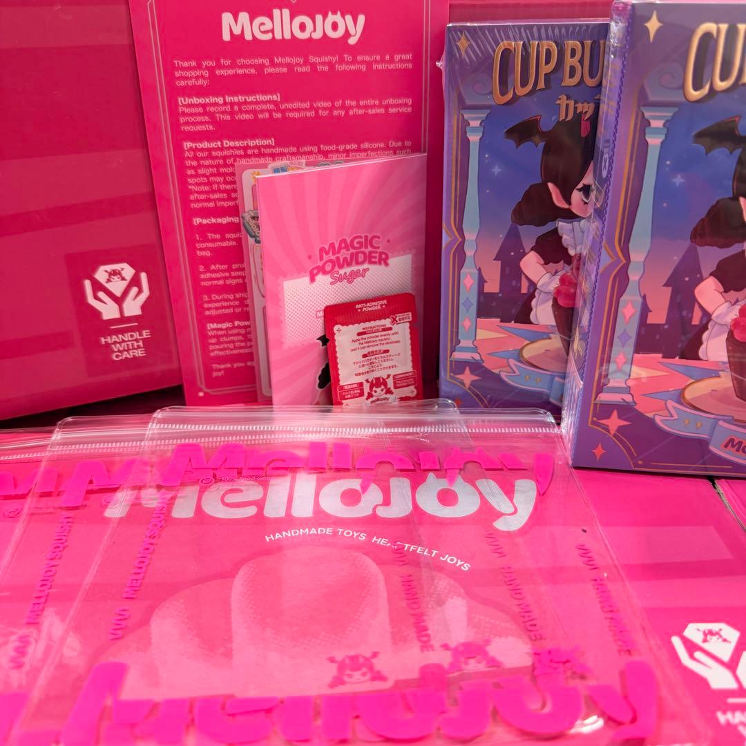 Mellojoy メロジョイ カップケーキか？ スクイーズ 新品 3個