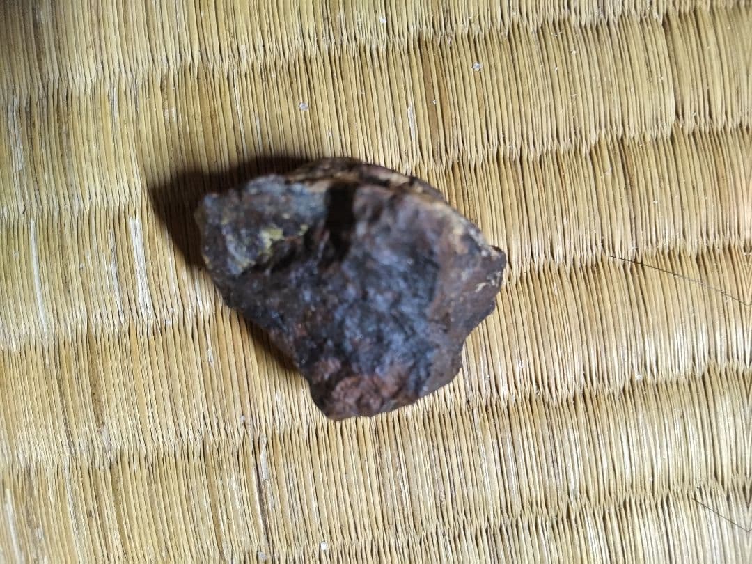 宇宙からの贈り物　石質隕石コンドライト　サハラ砂漠(C)