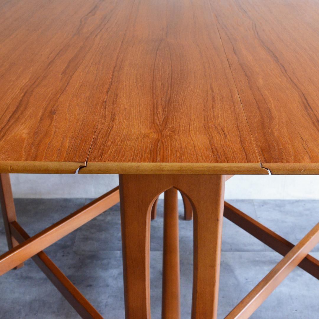 Jentique ヴィンテージ ゲートレッグ ダイニングテーブル オーバル