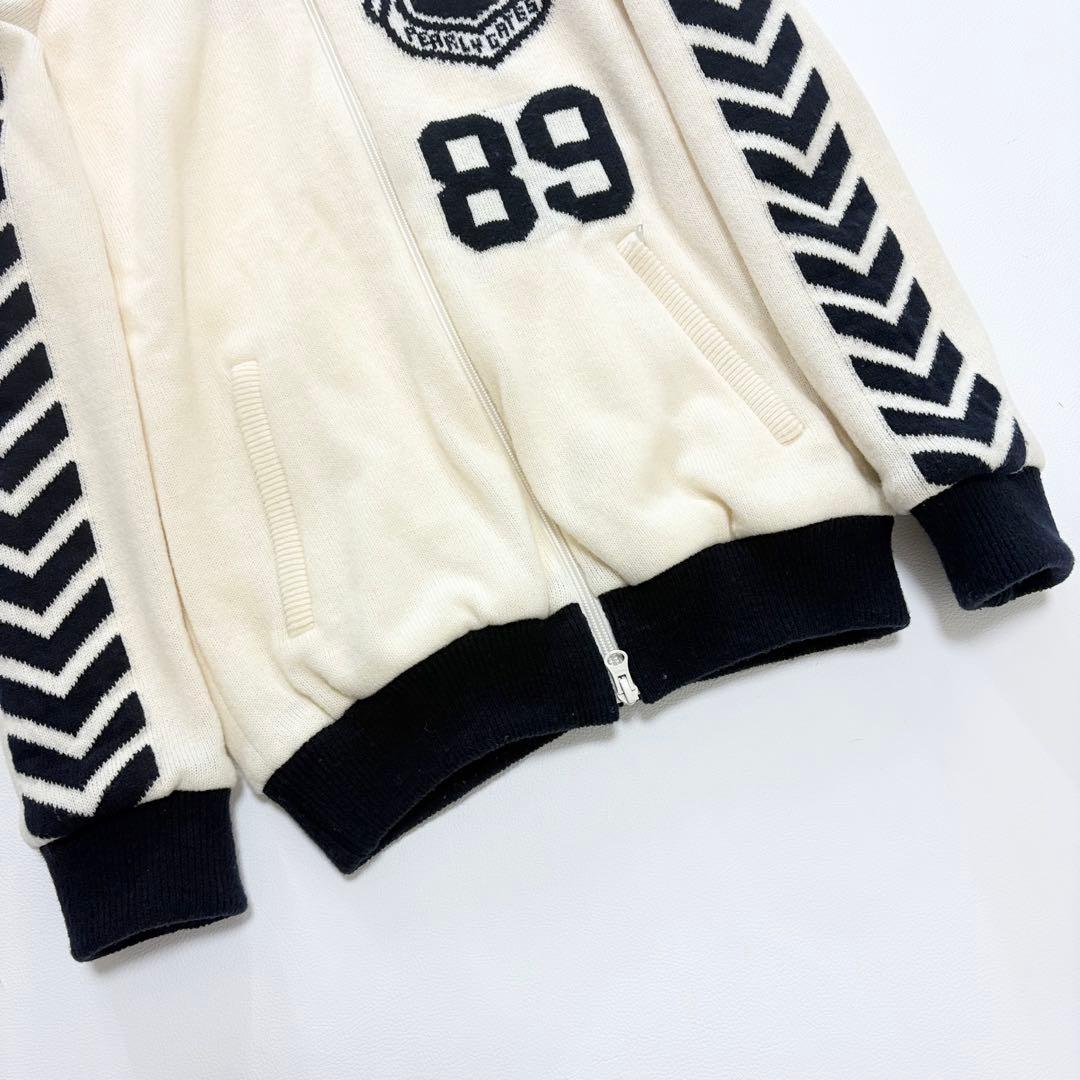 【極美品✨】パーリーゲイツ　ニットジャケット　ブルゾン　ジップアップ