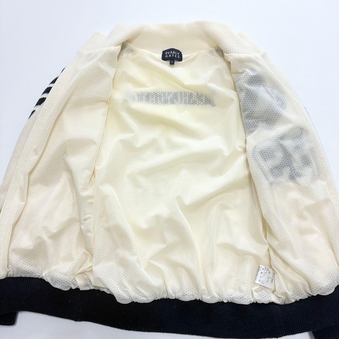 【極美品✨】パーリーゲイツ　ニットジャケット　ブルゾン　ジップアップ