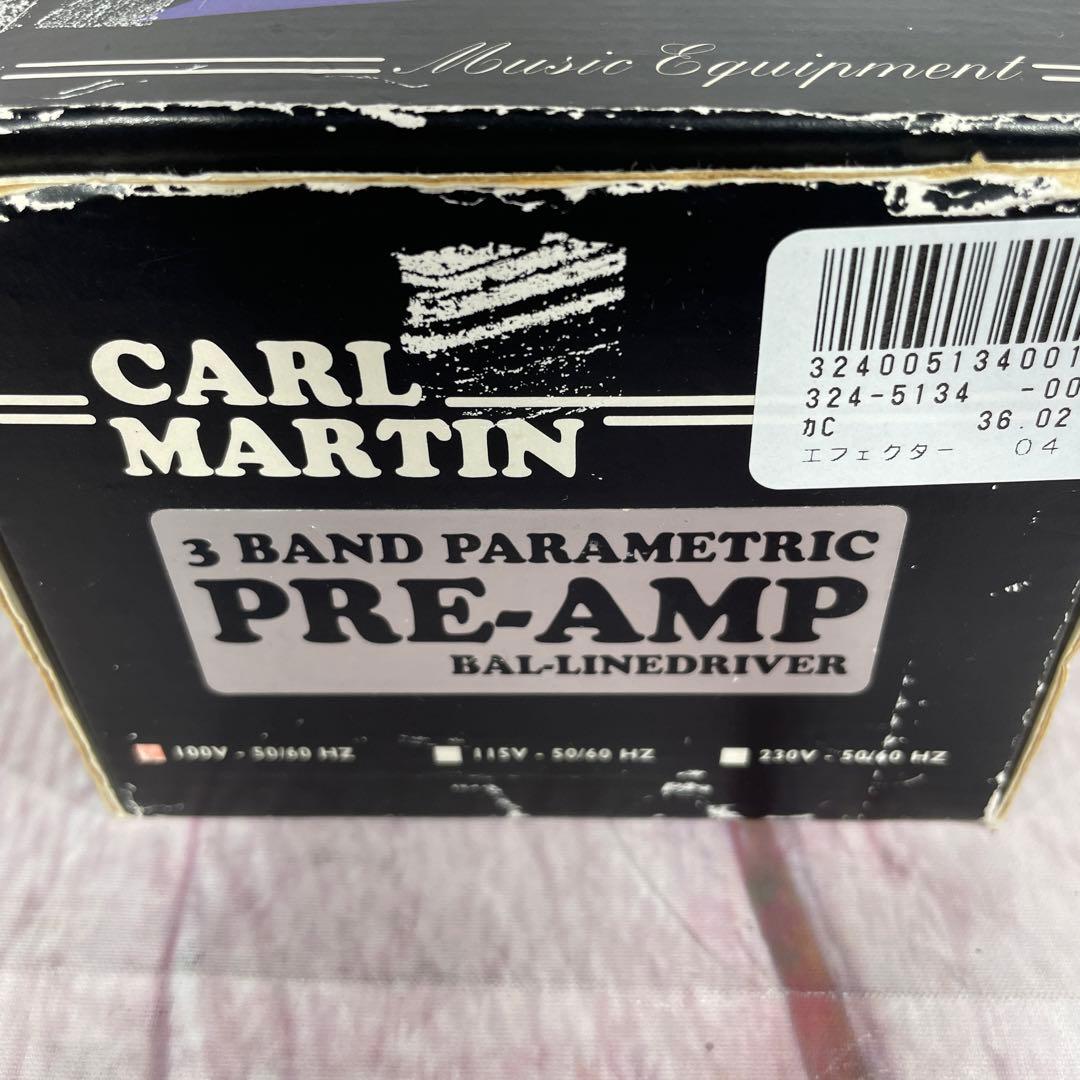 ギター CARL MARTIN 3 BAND PARAMETRIC PRE-AMP