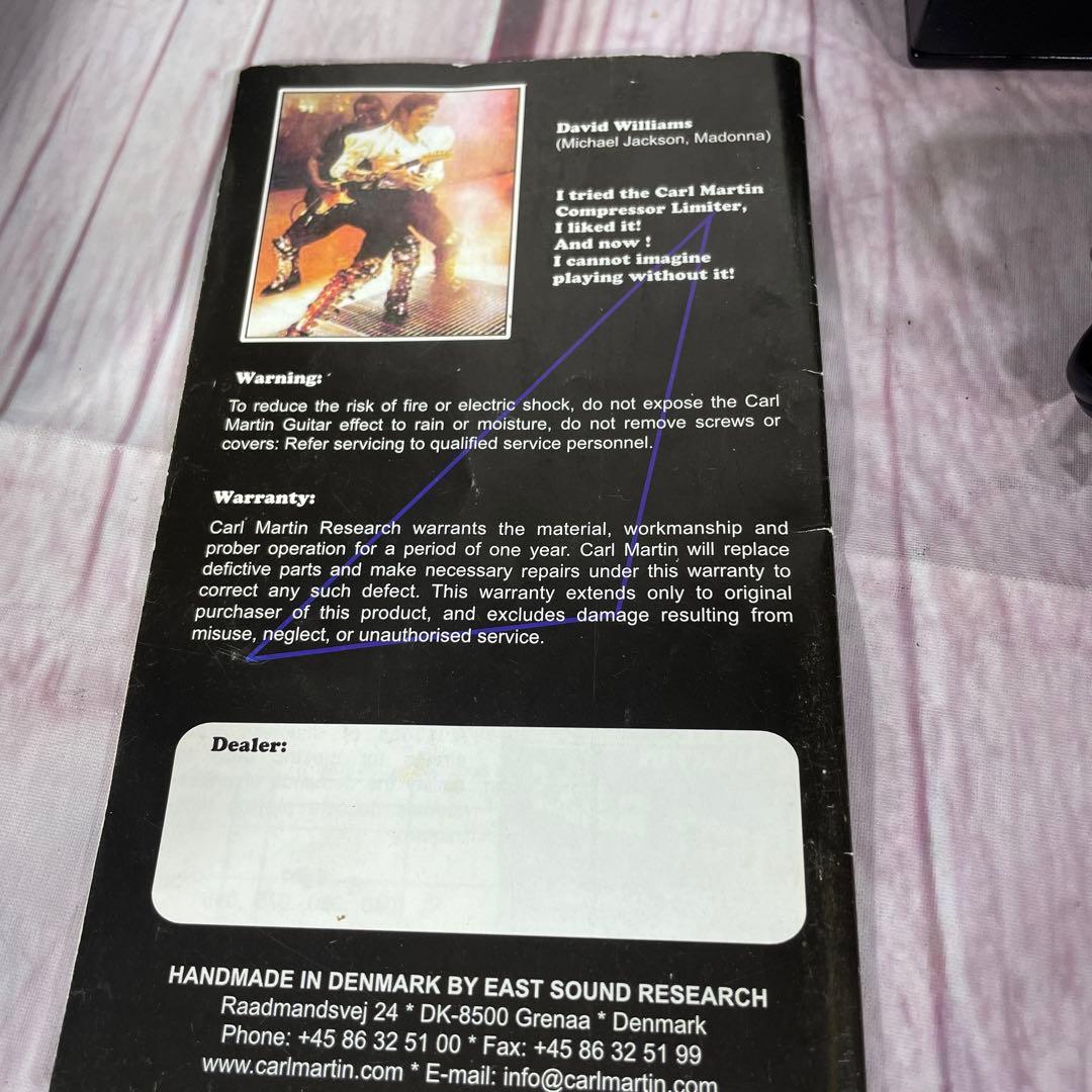 ギター CARL MARTIN 3 BAND PARAMETRIC PRE-AMP