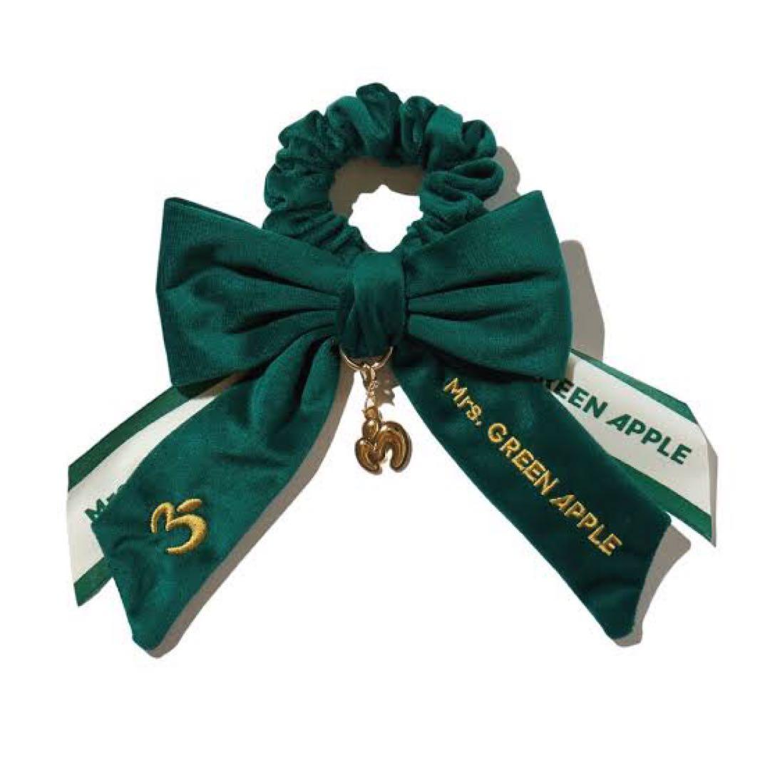 ぽ*ぽ様 Mrs. GREEN APPLE リボン付きシュシュ ライトスティック