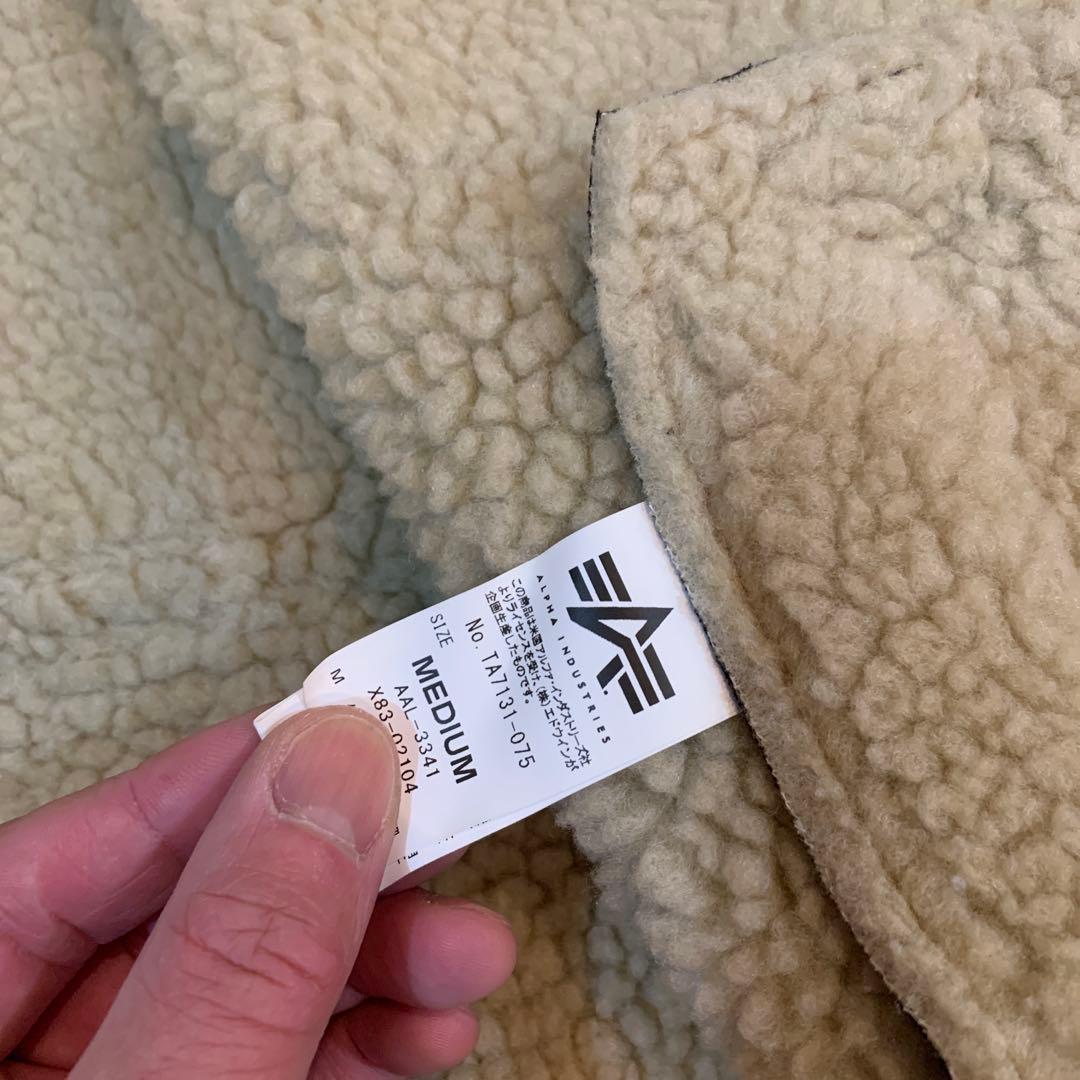 アルファ ムートンジャケット Mサイズ ALPHA INDUSTRIES