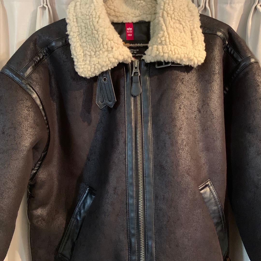 アルファ ムートンジャケット Mサイズ ALPHA INDUSTRIES