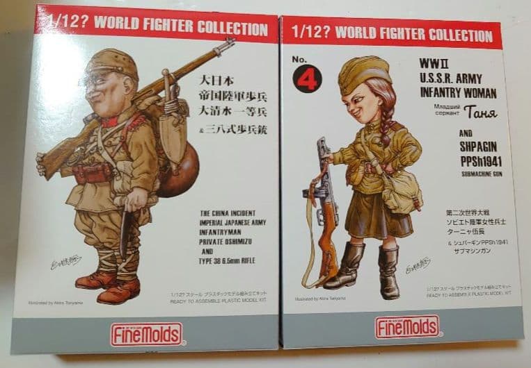 1/12 ワールドファイターコレクション 全7種