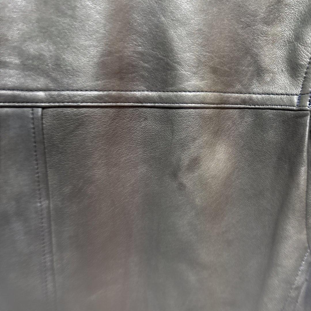 BURBERRY BLACK LABEL シングルライダース Mサイズ ネイビー