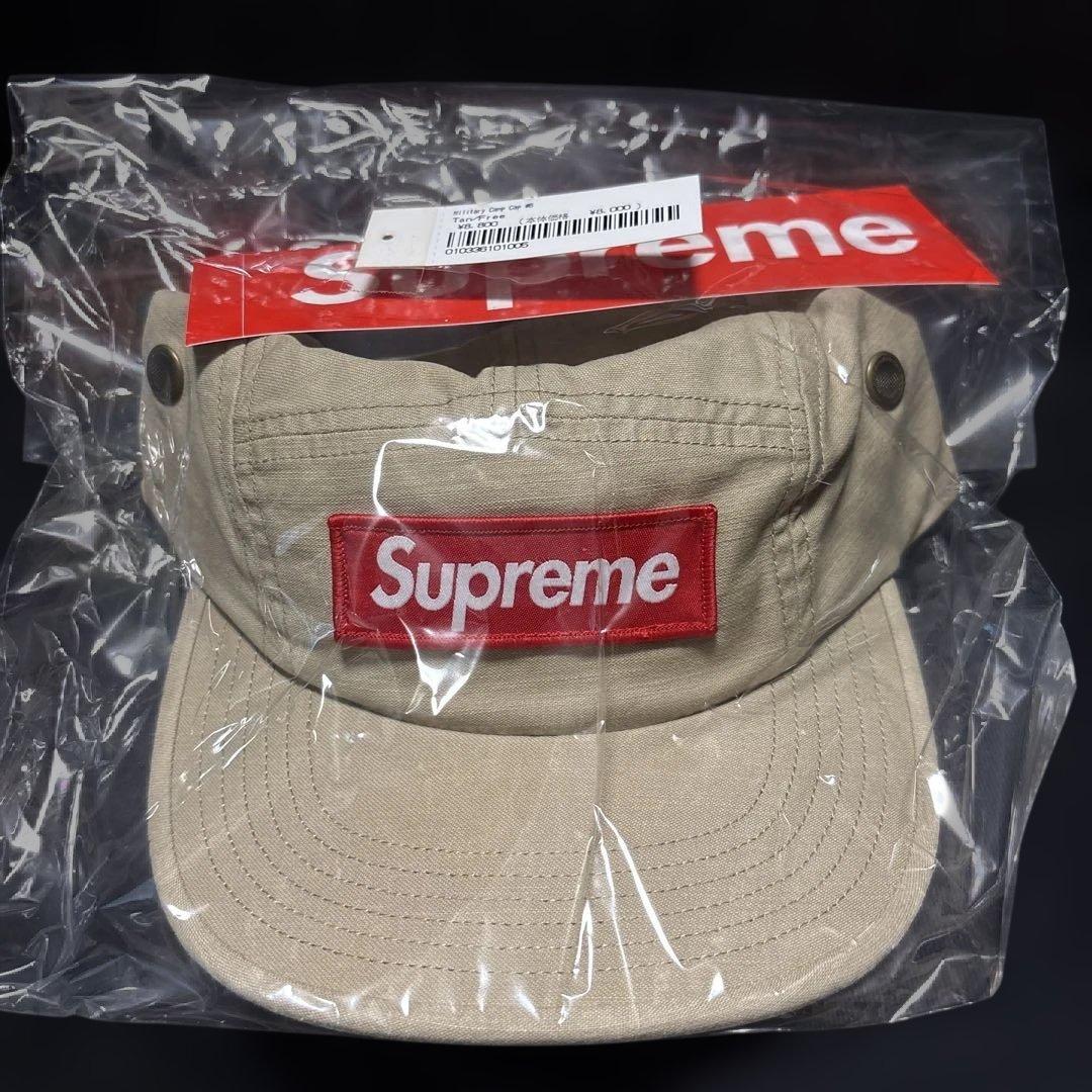 未使用品 Supreme Military Camp Cap #8 Tan