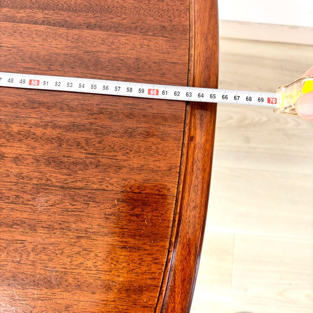 【メンテ済み】アンティーク調 木製サイドテーブル