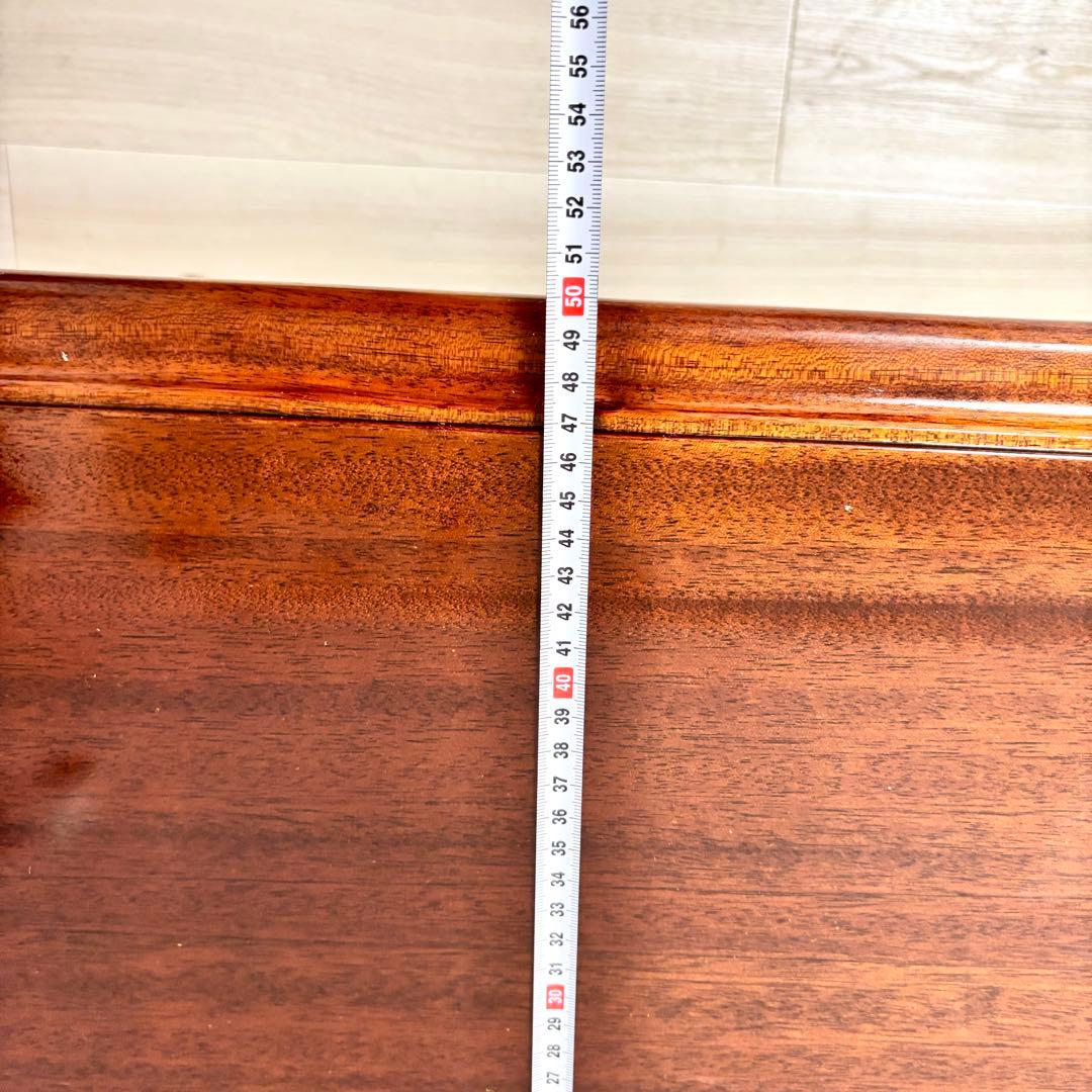 【メンテ済み】アンティーク調 木製サイドテーブル