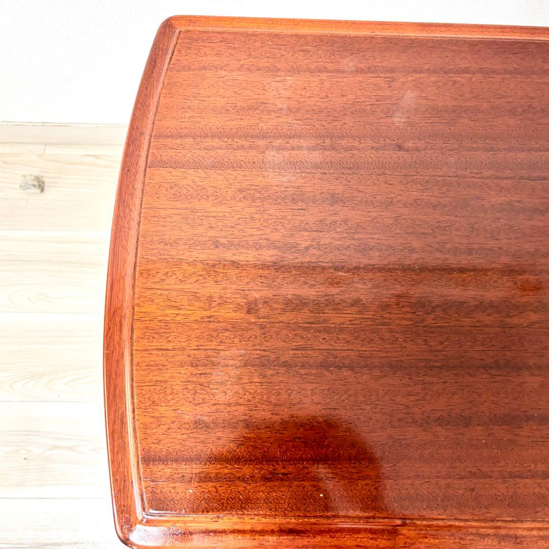 【メンテ済み】アンティーク調 木製サイドテーブル