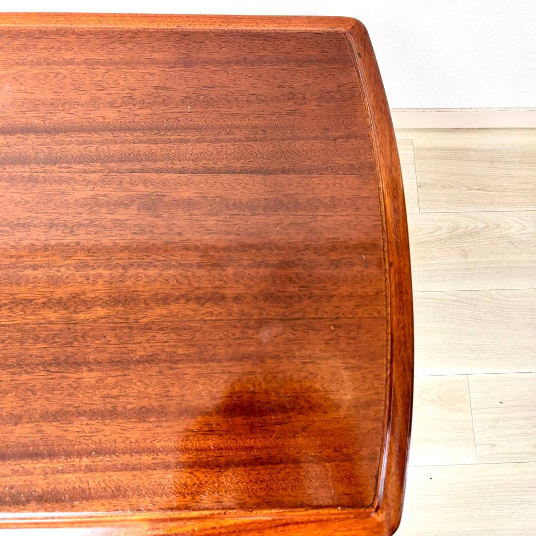 【メンテ済み】アンティーク調 木製サイドテーブル