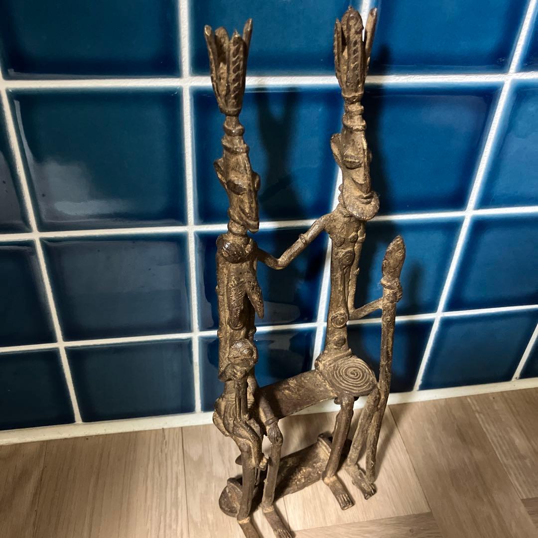 マリ　ドゴン族アフリカンアート 金属製