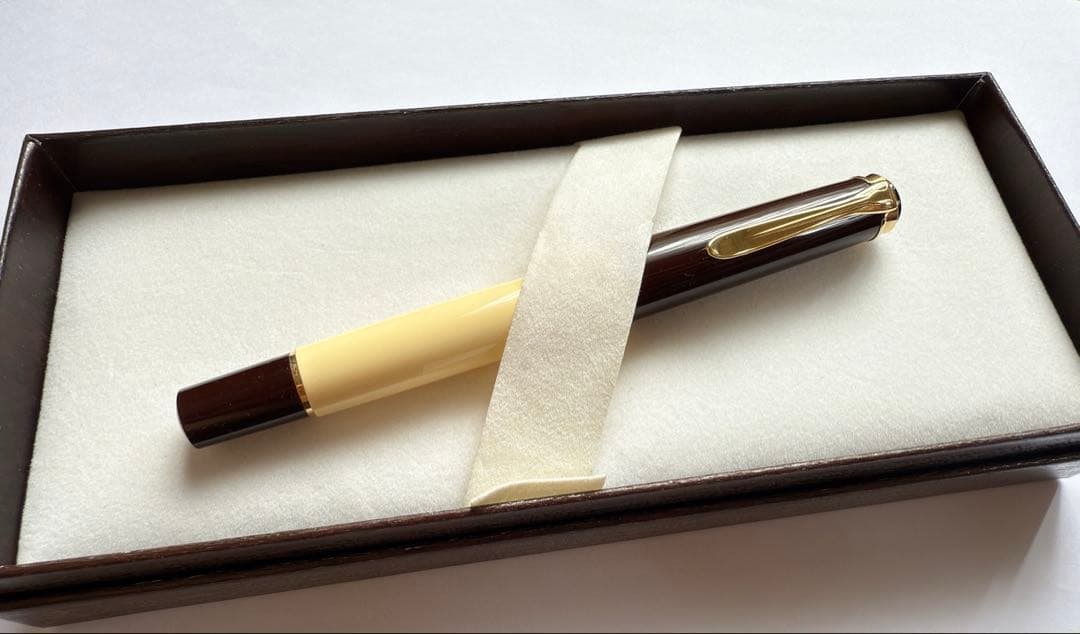 ペリカン M200 カフェクリーム 2015年限定 ケース付完品