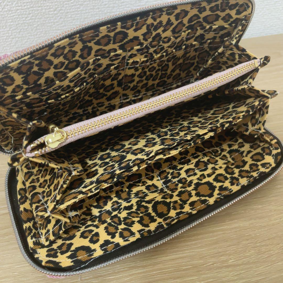 デニム ウォレット ラウンドファスナー