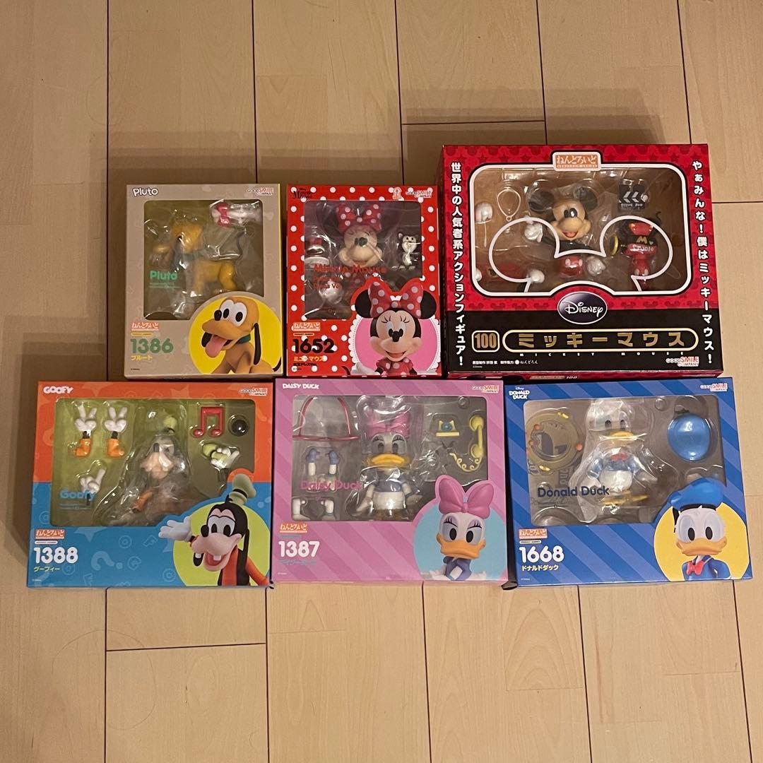 未開封 ねんどろいど ディズニー セット プルート グーフィー デイジー 6体