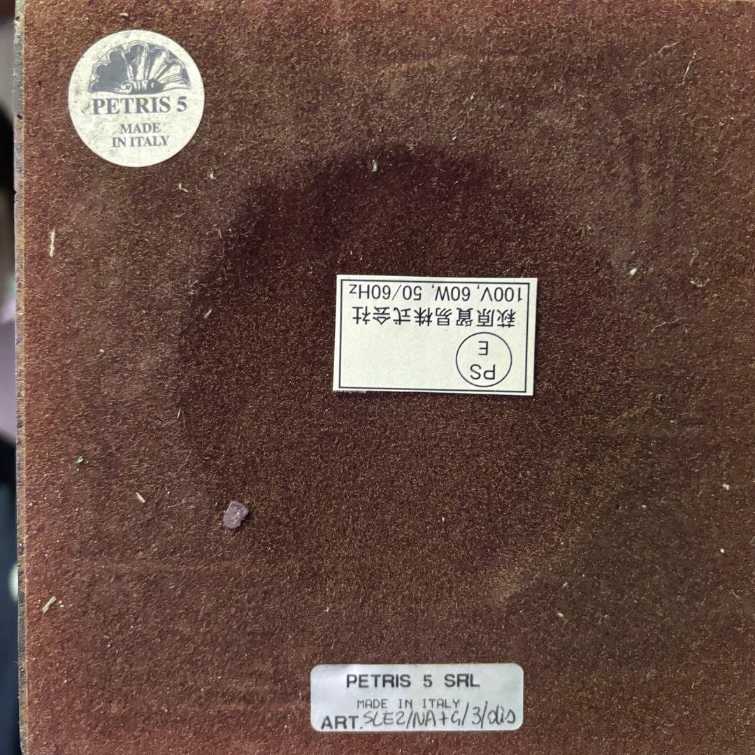 LUME 古典的な黒と金のテーブルランプ2点セット